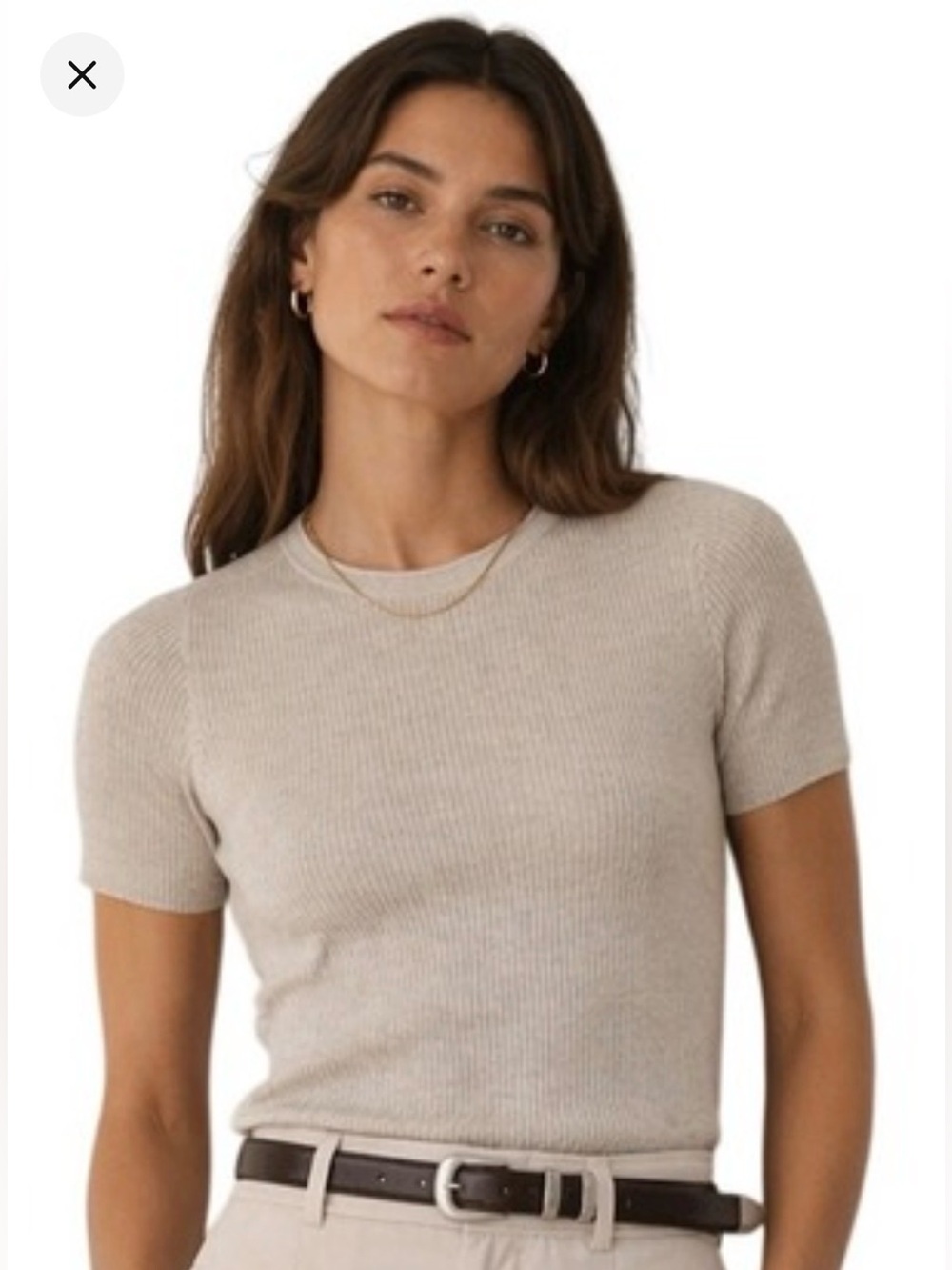 Everlane super soft merino tee S